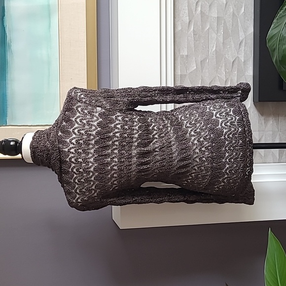 Holt Renfrew Metallic Knit Cardigan - Picture 3 of 14